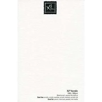 Canson XL Series Oil and Acrylic Paper - 11x14 in, 24 Sheets, 136lb/290g