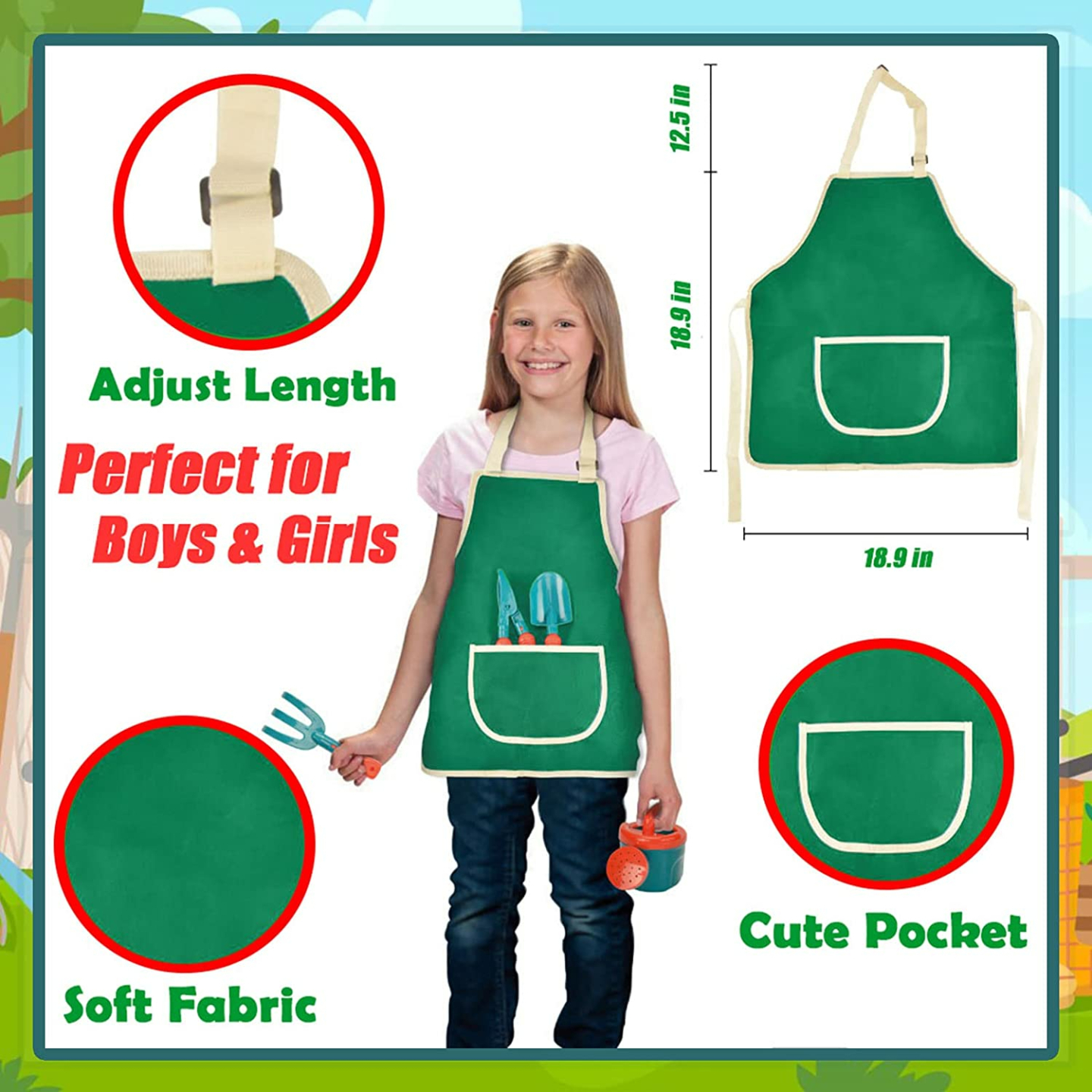 Gardening Tool Set for Kids - Fun Outdoor Play!