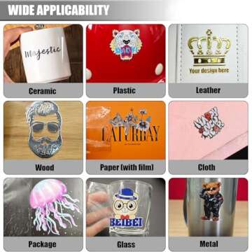 Custom UV Transfer Stickers for Business, Personalized Transparent Sticker, Clear Labels with Your Design Image Photo Text or Logo (Original Color)