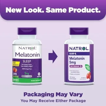 Natrol Melatonin 5 mg Fast Dissolve Tablets for Better Sleep