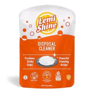 Lemi Shine Garbage Disposal Cleaner and Deodorizer Powered By Citric Acid | Foam Cleaner For Kitchen...