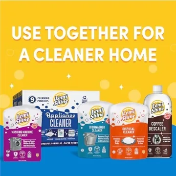 Lemi Shine Garbage Disposal Cleaner and Deodorizer Powered By Citric Acid | Foam Cleaner For Kitchen Garbage Disposal with a Natural, Fresh Lemon Scent (2 Count)