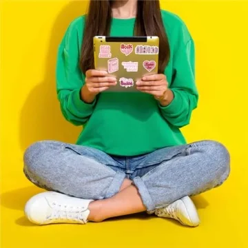 50 PCS Pink Bookish Stickers for Kindle and Crafts