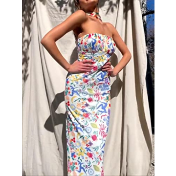 Sexy Floral Maxi Dress Summer Beach Essential