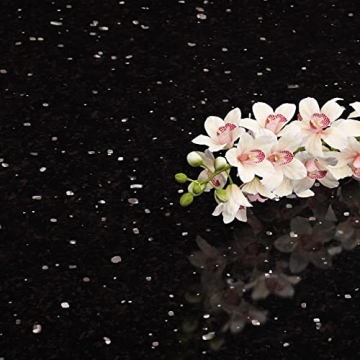 Livelynine Peel and Stick Black Contact Paper for Counters