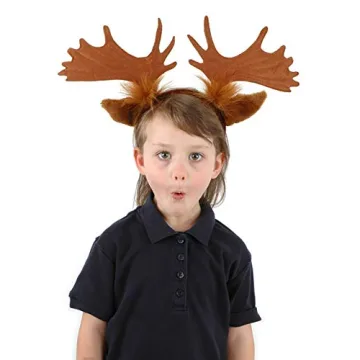 Moose Ears Costume Headband - Fun Velvet Accessory