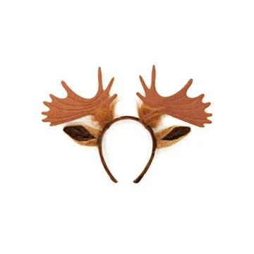 Moose Ears Costume Headband - Fun Velvet Accessory