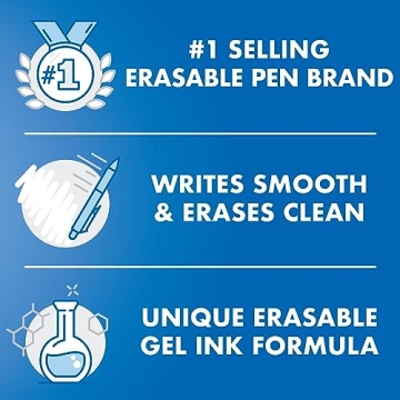 Pilot FriXion Clicker Erasable Gel Pens 3-Pack