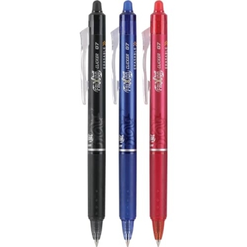 Pilot FriXion Clicker Erasable Gel Pens 3-Pack