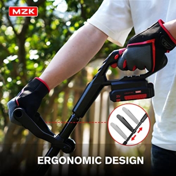 MZK 20V Cordless Tiller Cultivator for Effortless Gardening