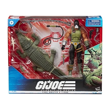 G.I. Joe Classified Series Croc Master & Fiona Action Figures 38 Collectible Premium Toys With Acces...