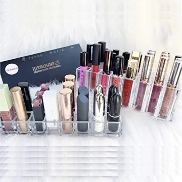 byAlegory Acrylic Lipstick & Gloss Organizer Set - 48 Spaces