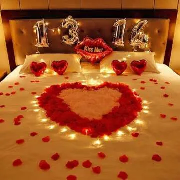 Silk Rose Petals for Romantic Nights and Weddings