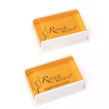 Natural Low Dust Rosin 2-Pack for Violin and Cello