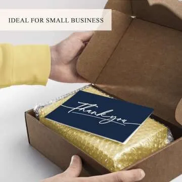 Thank You Cards With Envelopes 24 Pack, 4x6 Inch Thank You Cards Bulk with Elegant Design, Thank You Notes for Small Business, Wedding, Baby Shower, Graduation, Funeral, Bridal Shower - Navy Blue