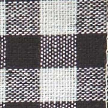 LCI Set of 2 Faux Kitchen Cabinet Wreaths 11" W x 21" L Each (Black & White Plaid)