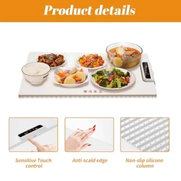 Fiopet Electric Warming Tray - Adjustable Temperature Food Warmer