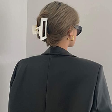 Large Hair Claw Clips for Thick Hair Non-Slip 4 PCS Set