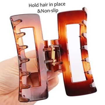 Large Hair Claw Clips for Thick Hair Non-Slip 4 PCS Set