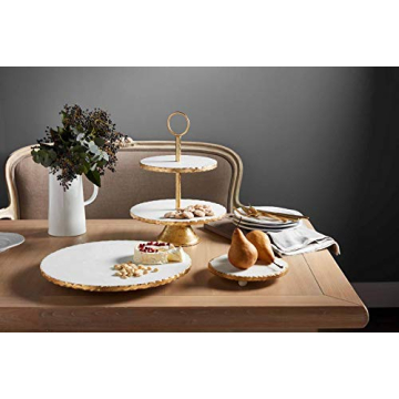 Mud Pie Marble Server Perfect for Elegant Displays