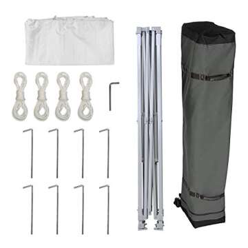 Amazon Basics One-Push 9ft x 9ft Outdoor Canopy