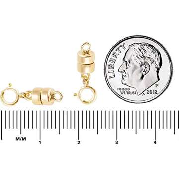 Effortless SPARIK ENJOY 14K Gold Magnetic Necklace Clasps