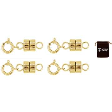 Effortless SPARIK ENJOY 14K Gold Magnetic Necklace Clasps
