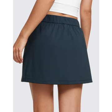 CRZ YOGA 4-Way Stretch Skorts for Women - True Navy