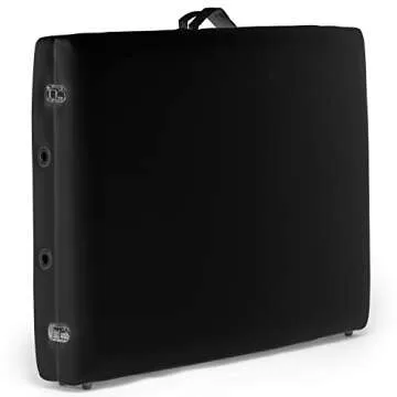 Saloniture Professional Portable Massage Table - Black