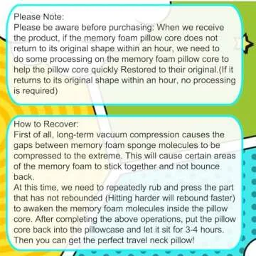 Sexysamba Cartoon Neck Pillow for Kids Travel Comfort