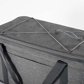 PICNIC TIME NCAA Mississippi State Bulldogs 64 Can Collapsible Insulated Cooler, (Heathered Gray)