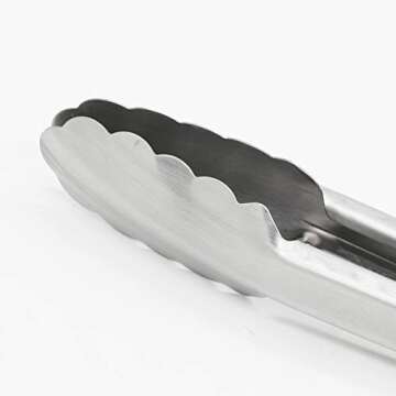 Premium Stainless Steel Kitchen Tongs for Grilling and Cooking