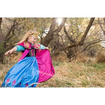 Little Adventures Alpine Princess Dress Up Costume (Medium Age 3-5) - Machine Washable Child Pretend Play and Party Dress with No Glitter