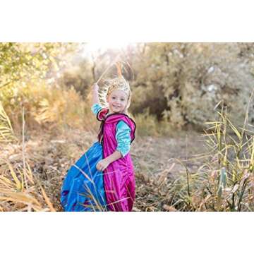 Little Adventures Alpine Princess Dress Up Costume (Medium Age 3-5) - Machine Washable Child Pretend Play and Party Dress with No Glitter