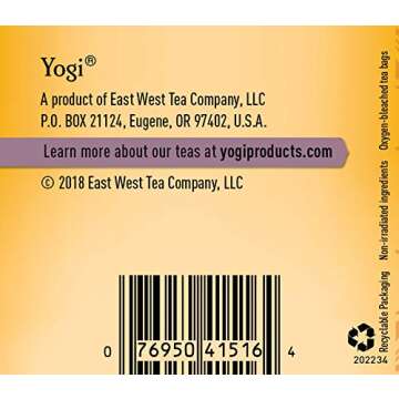 Yogi Tea, Egyptian Licorice, 16 Count
