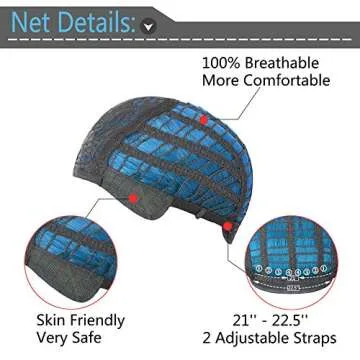 Mildiso 26" Ombre Blue Wig - Stylish & Versatile