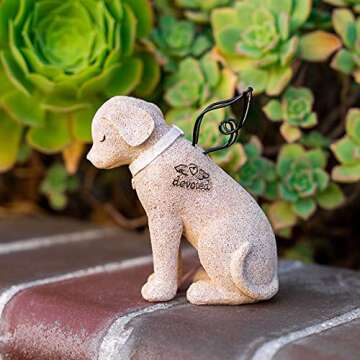 iHeartDogs Dog Memorial Devoted Dog Angel Figurine - Heartfelt Pet Loss Keepsake