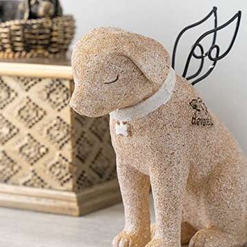 Devoted Dog Angel Memorial Figurine - Heartfelt Gift for Dog Lovers