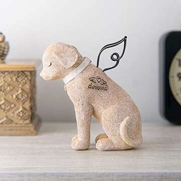 Devoted Dog Angel Memorial Figurine - Heartfelt Gift for Dog Lovers