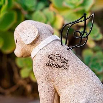 Devoted Dog Angel Memorial Figurine - Heartfelt Gift for Dog Lovers