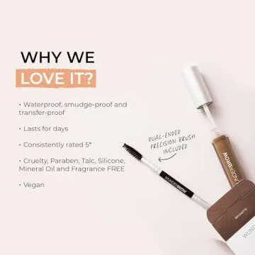 WUNDERBROW Eyebrow Gel - Waterproof and Vegan-Friendly