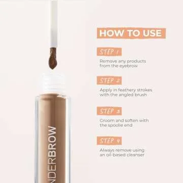 WUNDERBROW Eyebrow Gel - Waterproof and Vegan-Friendly