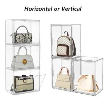 Attelite Purse Organizer - Clear Handbag Display Case