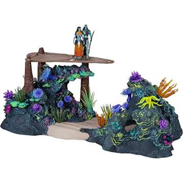 McFarlane Avatar Blacklight Playset - Metkayina Reef with Ronal and Tonowari