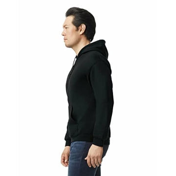 Gildan Black Fleece Hoodie G18500 - Large Size