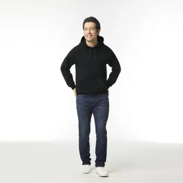 Gildan Black Fleece Hoodie G18500 - Large Size
