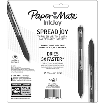 Paper Mate InkJoy Gel Pens - Smooth Writing & Fast Dry