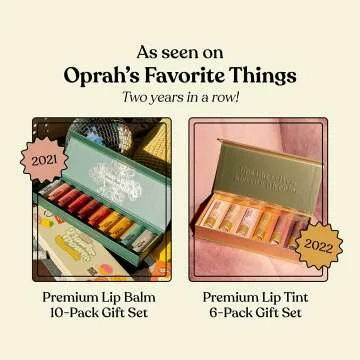 Poppy & Pout Natural Lip Balm Gift Box 10pk