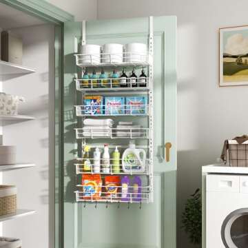 Mefirt Over The Door Pantry Organizer for Home Organization