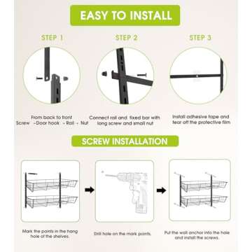 Mefirt Over The Door Pantry Organizer for Home Organization